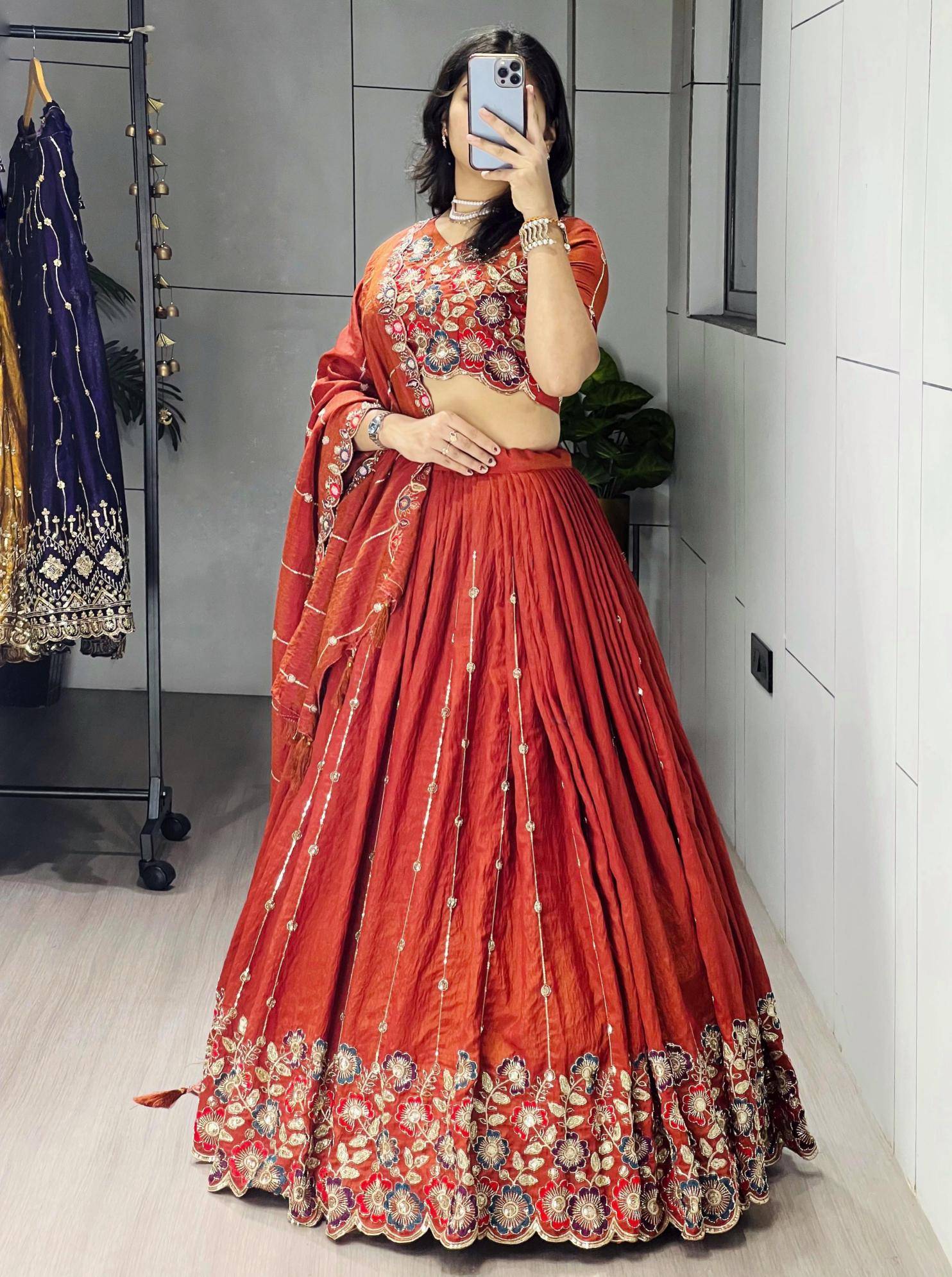 GRTN 8118 RUSTFENTA Vichitraa Lehenga choli wholesale price